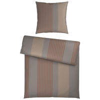 WENDEBETTWÄSCHE Satin 155/220 cm  - Grau, Textil (155/220cm) - Dieter Knoll