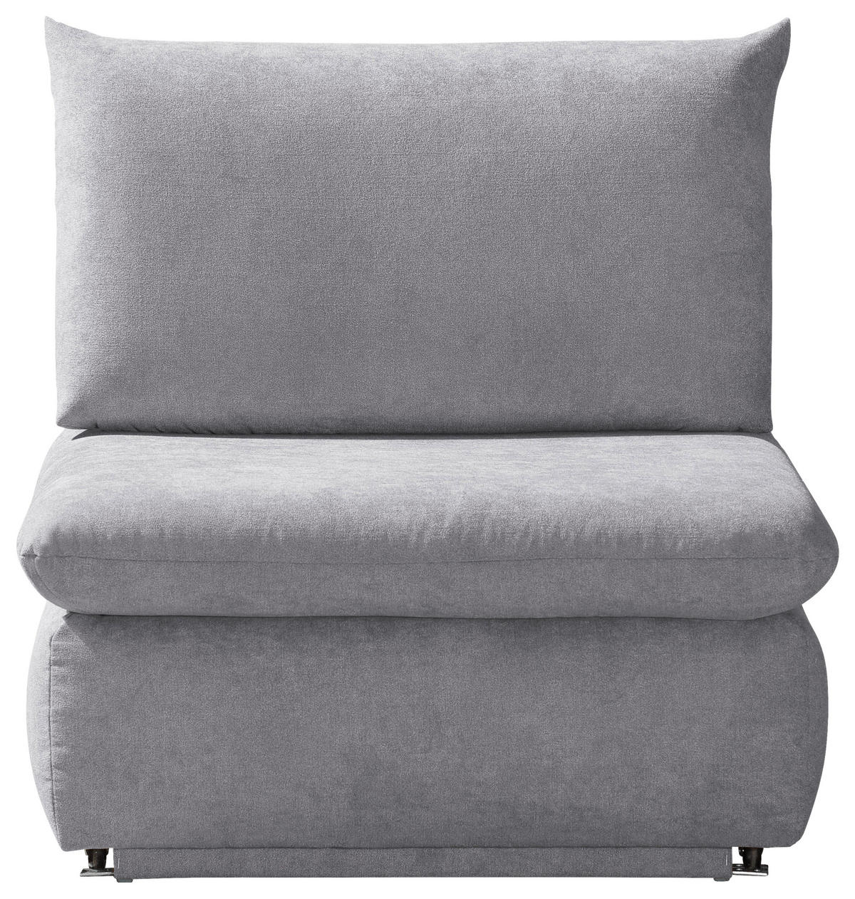 SCHLAFSESSEL  mit Flachgewebe Hellgrau  - Hellgrau, Design, Textil (90/89/83cm) - Novel