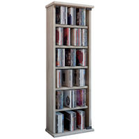 CD-Regal in Eichefarbe - Eichefarben, Konventionell, Glas/Holzwerkstoff (31/92/18cm) - MID.YOU