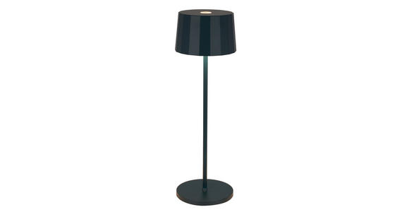 AKKU-TISCHLEUCHTE 11/35 cm - Blau, Trend, Kunststoff/Metall (11/35cm) - Dieter Knoll