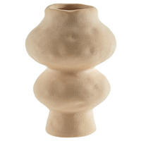 VASE  - Creme, Basics, Keramik (17/10cm) - Boltze Home