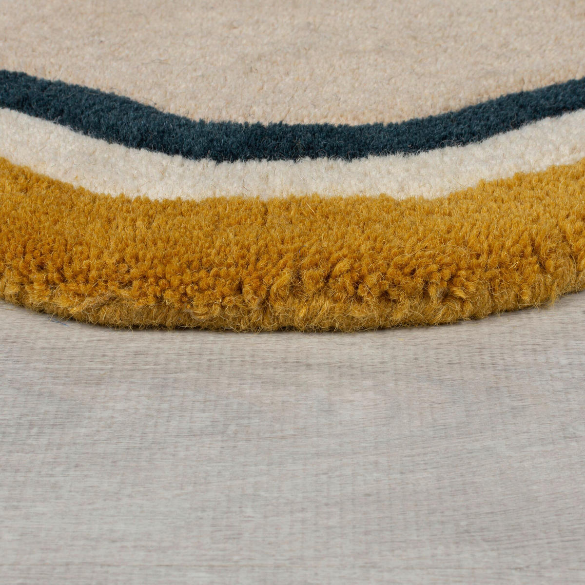 WOLLTEPPICH 200/290 cm Wool Scallop Multicolor  - Multicolor, Basics, Textil (200/290cm) - Xora