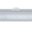 KLEIDERSTANGE mit Beleuchtung System Unit Alufarben  - Alufarben, Metall (87,1cm) - Hom`in