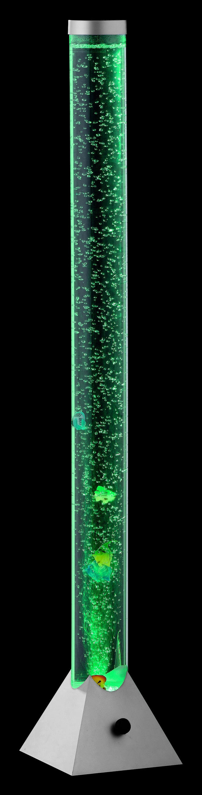 PODNA LED LAMPA - providno/boja titanijuma, Trendi, plastika (21/130cm) - Xora