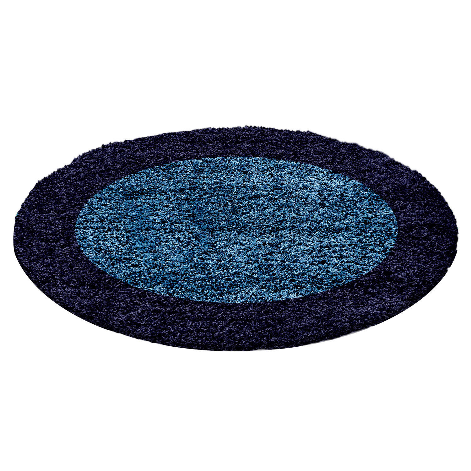 HOCHFLORTEPPICH 120 cm Life 1503 Blau, Dunkelblau  - Blau/Dunkelblau, KONVENTIONELL, Textil (120cm) - Novel