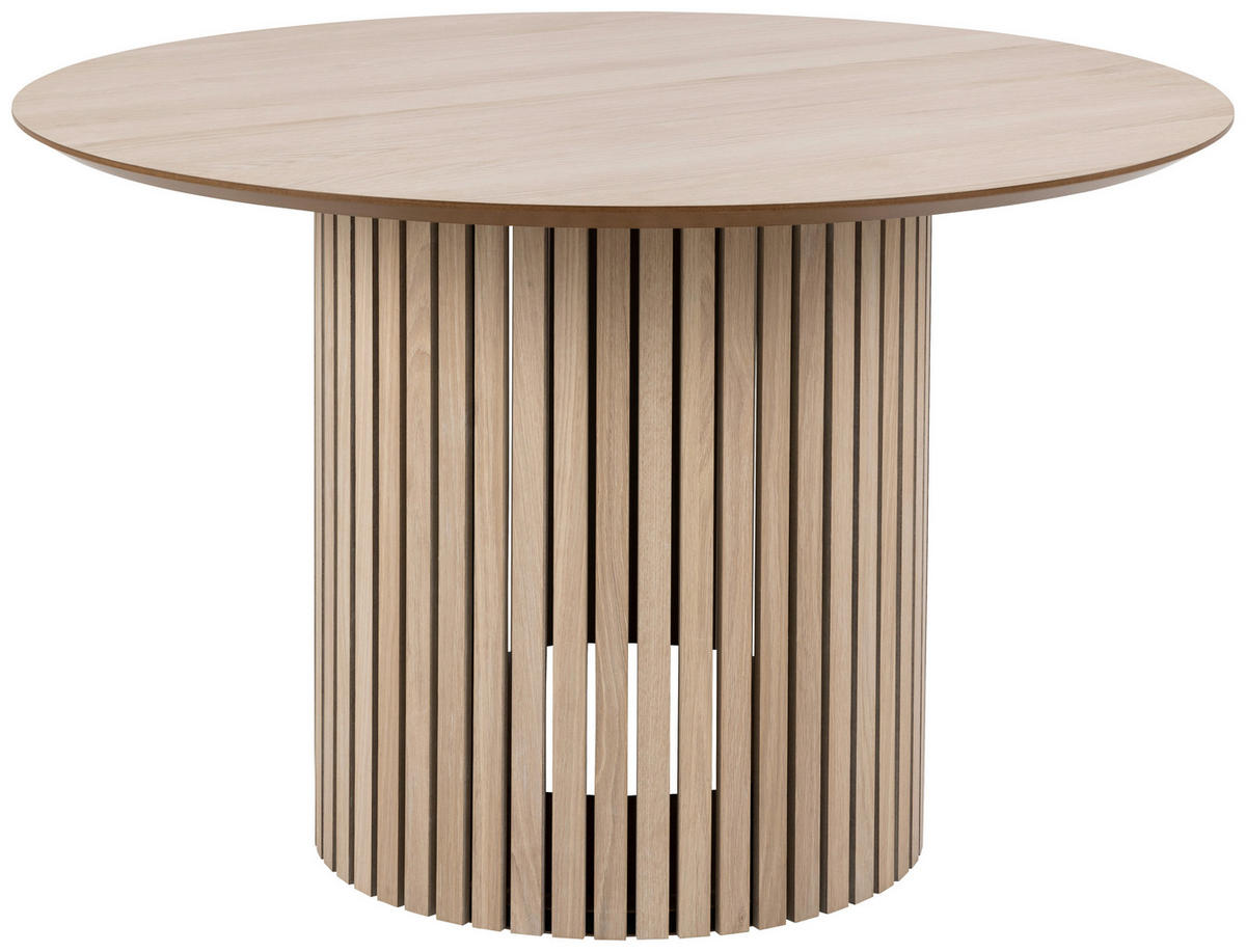 STOL ZA BLAGOVAONICU  boje hrasta  drvo, drvni materijal      - bijela/boje hrasta, Trend, drvni materijal/drvo (120/75cm) - MID.YOU