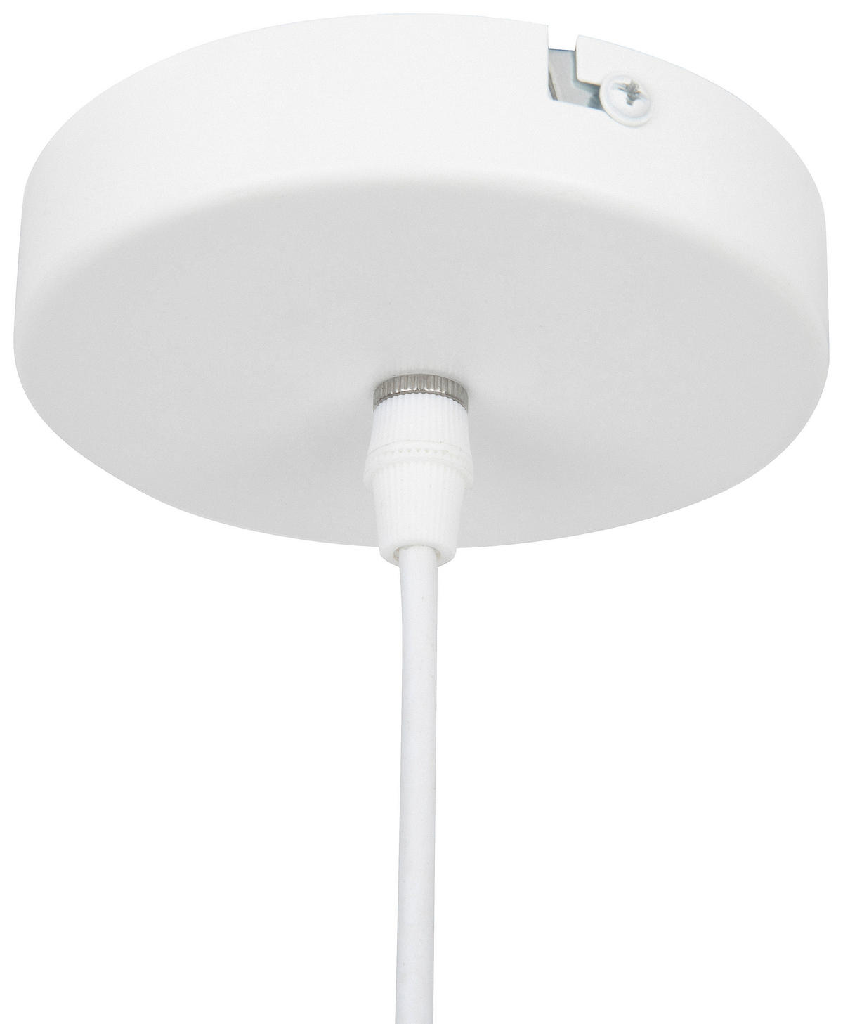 HÄNGELEUCHTE 50/122,5 cm   - Weiß, Trend, Textil/Metall (50/122,5cm) - Novel