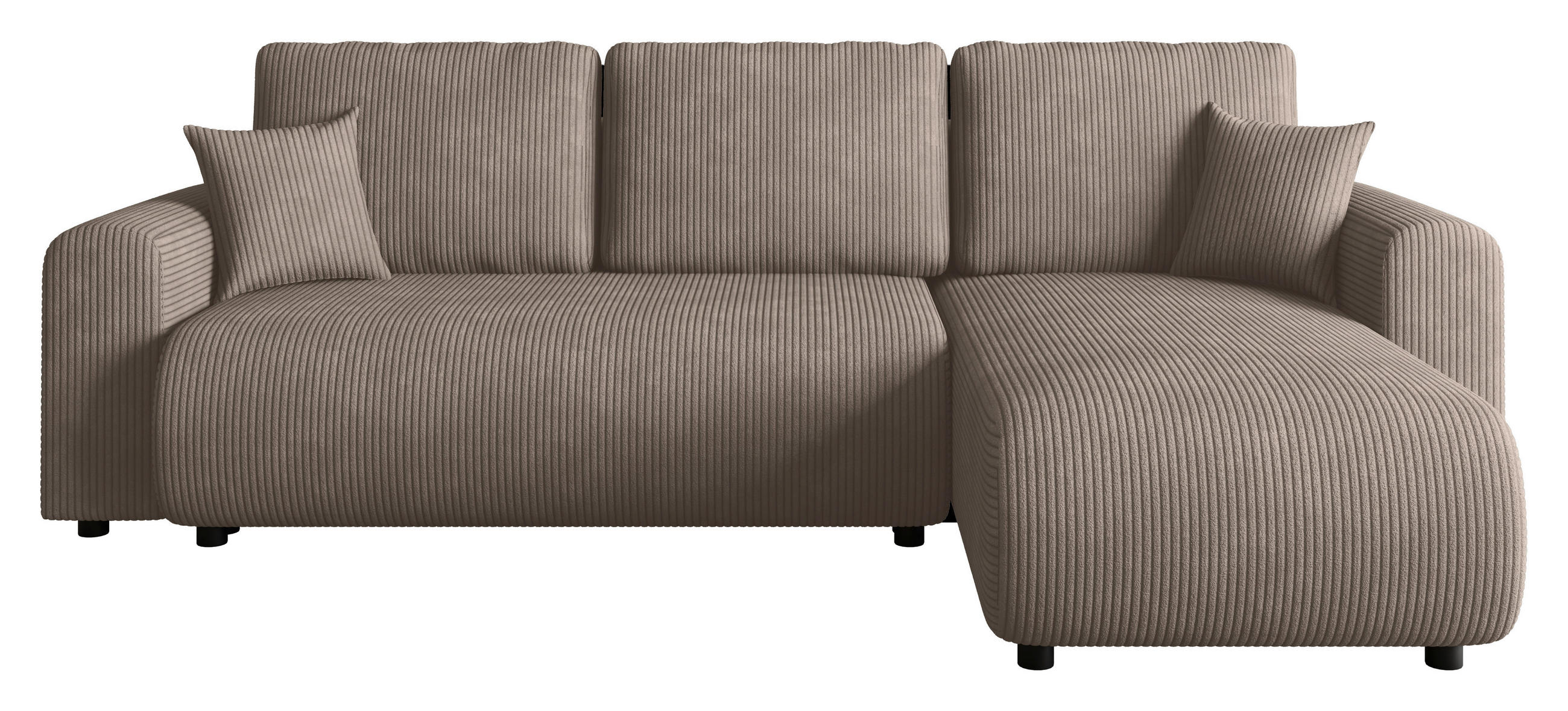 Xora Ecksofa Hellbraun 246x152 cm