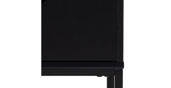 NACHTSCHRANK 40/61,5/30 cm - Schwarz, Design, Holzwerkstoff/Metall (40/61,5/30cm) - Carryhome