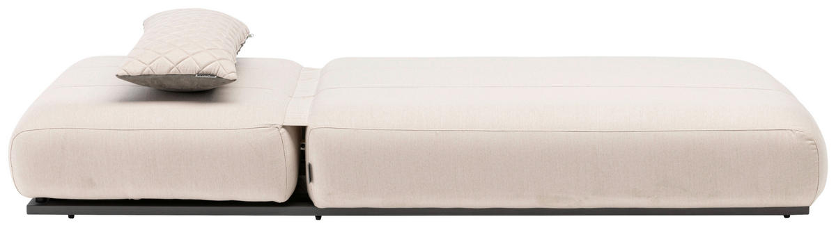 SONNENLIEGE 90/33/213 cm  - Anthrazit/Naturfarben, Basics, Textil/Metall (90/33/213cm) - Kettler