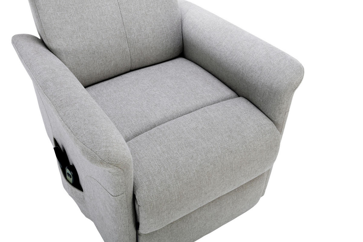 MASSAGESESSEL Mikrofaser Greige    - Greige/Schwarz, KONVENTIONELL, Kunststoff/Textil (72/102/86cm) - MID.YOU