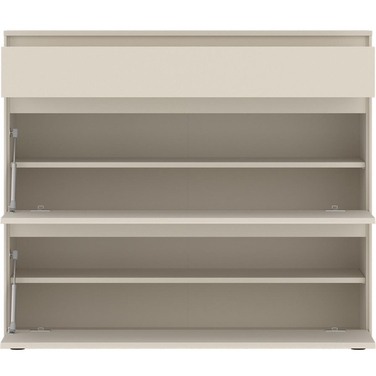 SCHUHSCHRANK  in 111,5/96,8/35,3 cm  - Kaschmir, Design, Holzwerkstoff (111,5/96,8/35,3cm) - Livetastic