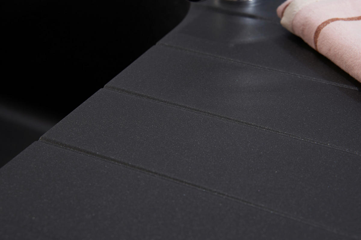 SPÜLE 1725ORLANDO100X50S  - Schwarz, Trend, Stein (100/22,5/50cm) - Respekta