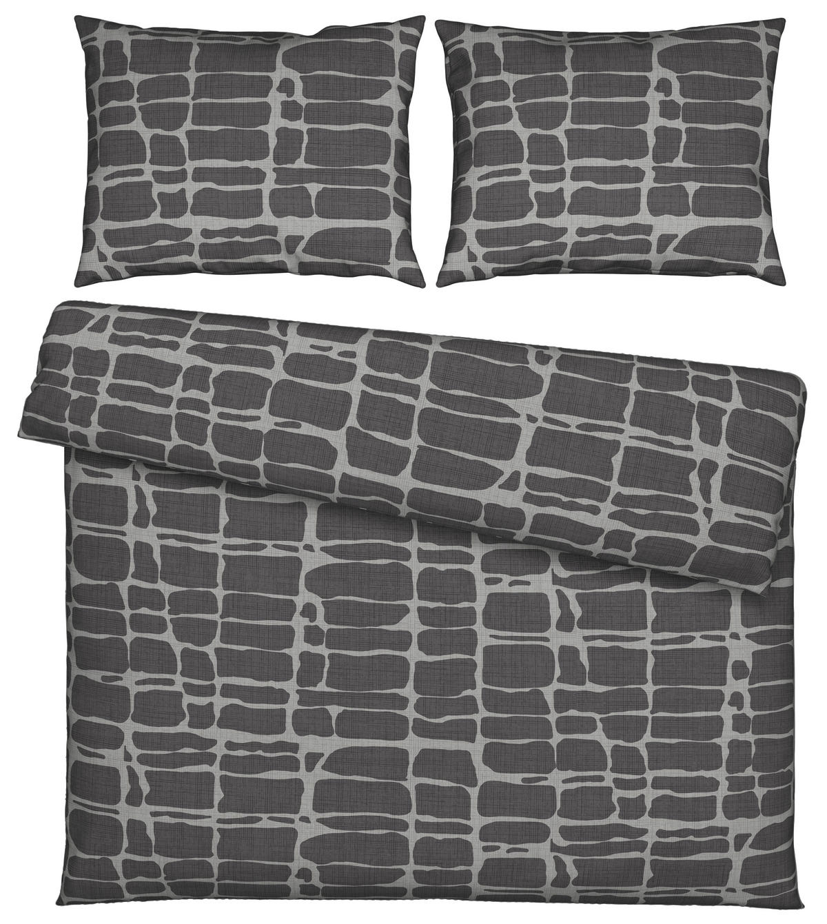 POSTELJINA CREST 200/200 cm renforcé tkanina antracit  - antracit, Konvencionalno, tekstil (200/200cm) - Esposa