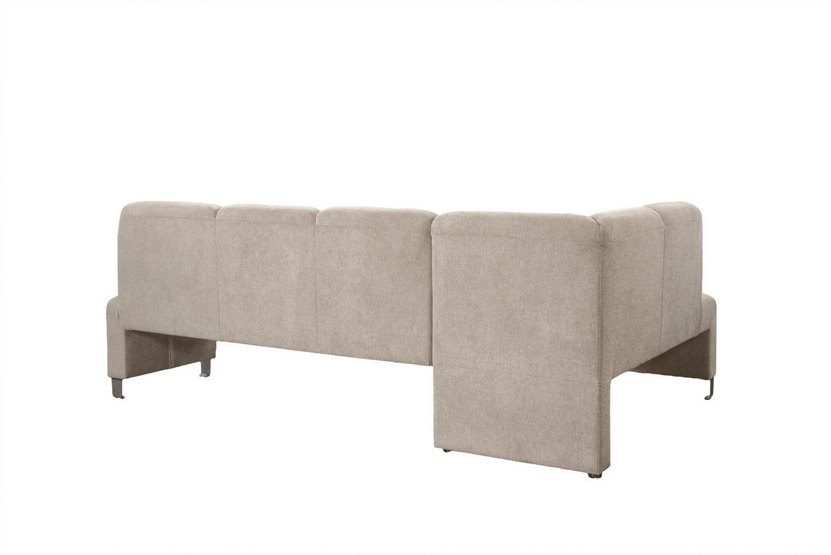 KLUPA KUTNA  taupe  drvo, tekstil, drvni materijal      - srebrne boje/taupe, Moderno, drvni materijal/drvo (243/158cm) - Livetastic