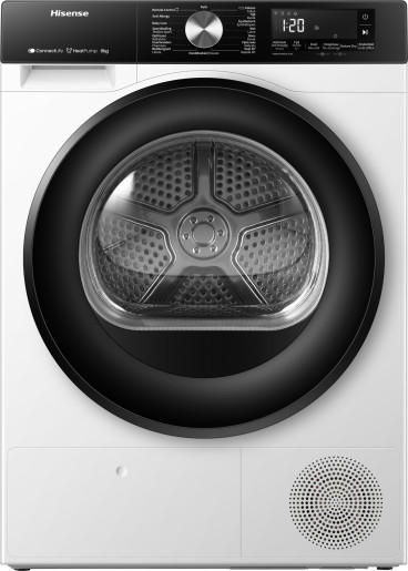 WÄRMEPUMPENTROCKNER DH3S802BW2  - Schwarz/Weiß, Basics, Glas/Kunststoff (59,5/84,5/64cm) - Hisense