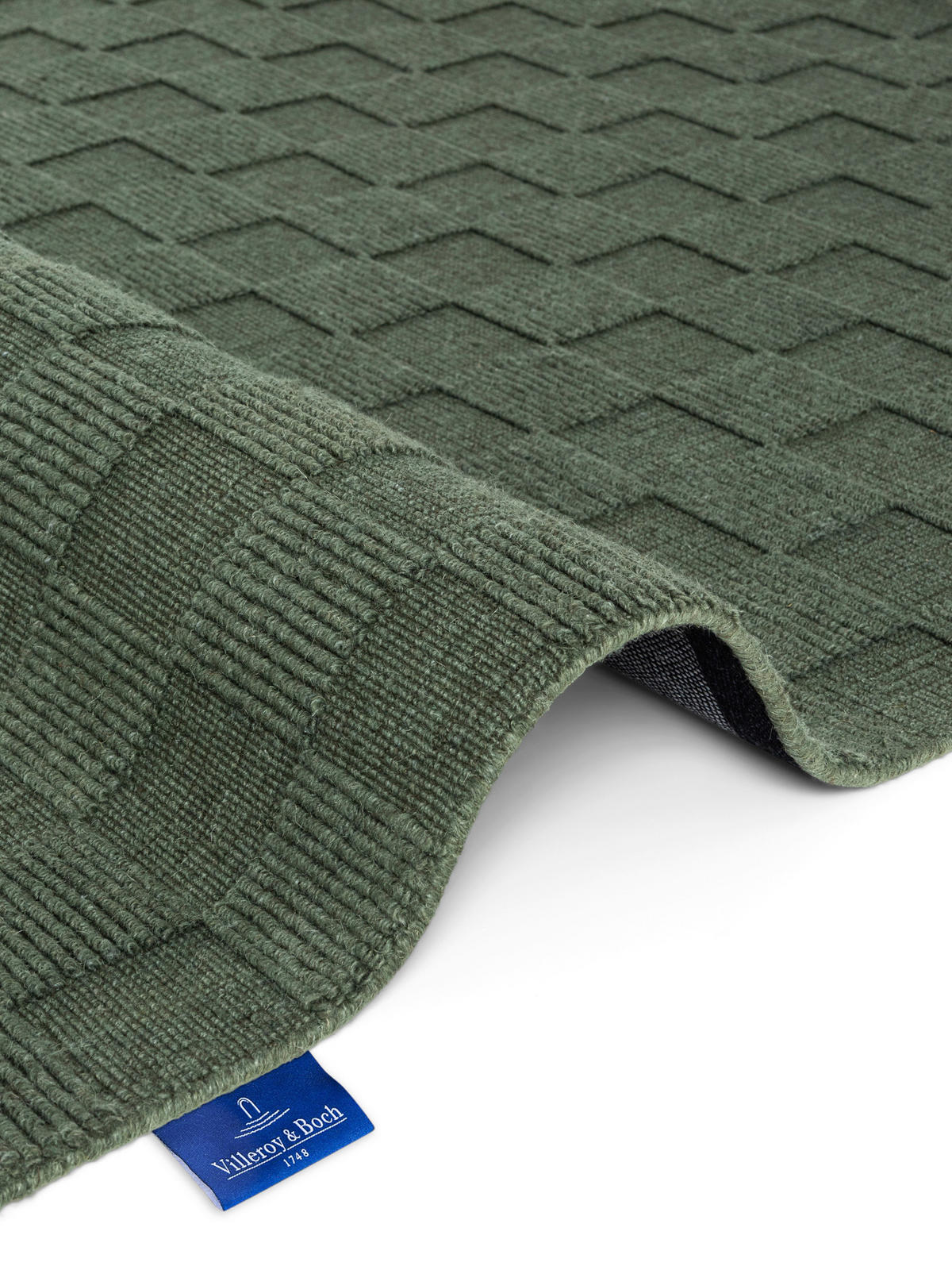 WEBTEPPICH  Wohnzimmer 120/170 cm Kollektion 1766 Waldgrün rechteckig  - Waldgrün, Basics, Textil (120/170cm) - Villeroy & Boch