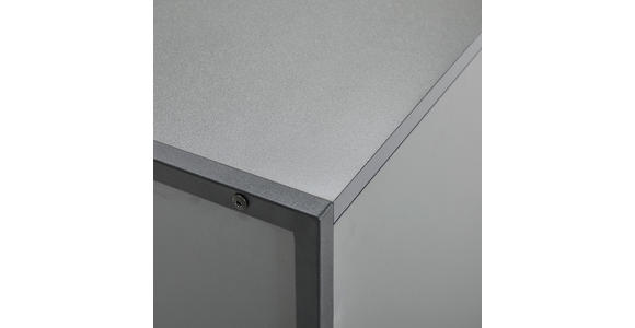 SIDEBOARD 180/75/41 cm  in Anthrazit, Schwarz  - Anthrazit/Schwarz, MODERN, Holzwerkstoff/Metall (180/75/41cm) - Novel