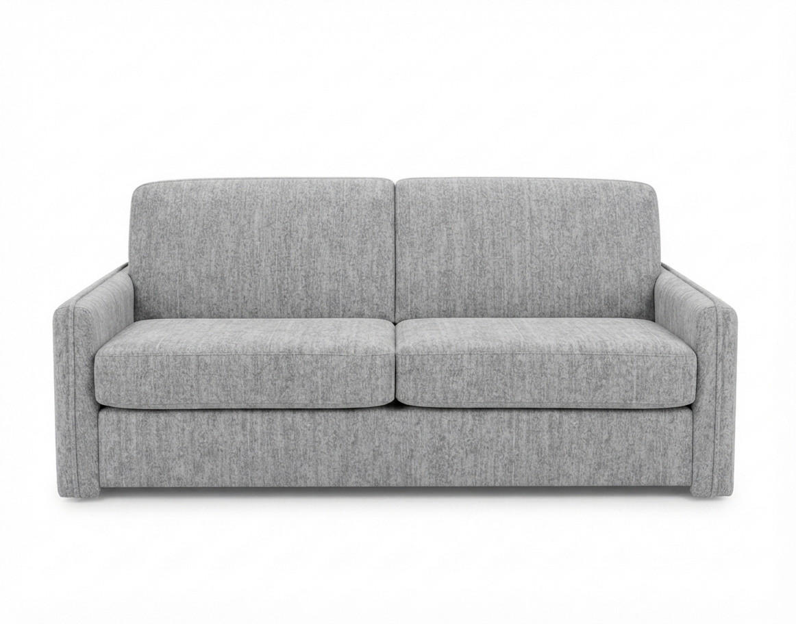 SCHLAFSOFA Webstoff Grau  - Schwarz/Grau, KONVENTIONELL, Kunststoff/Textil (180/86/100cm) - Xora