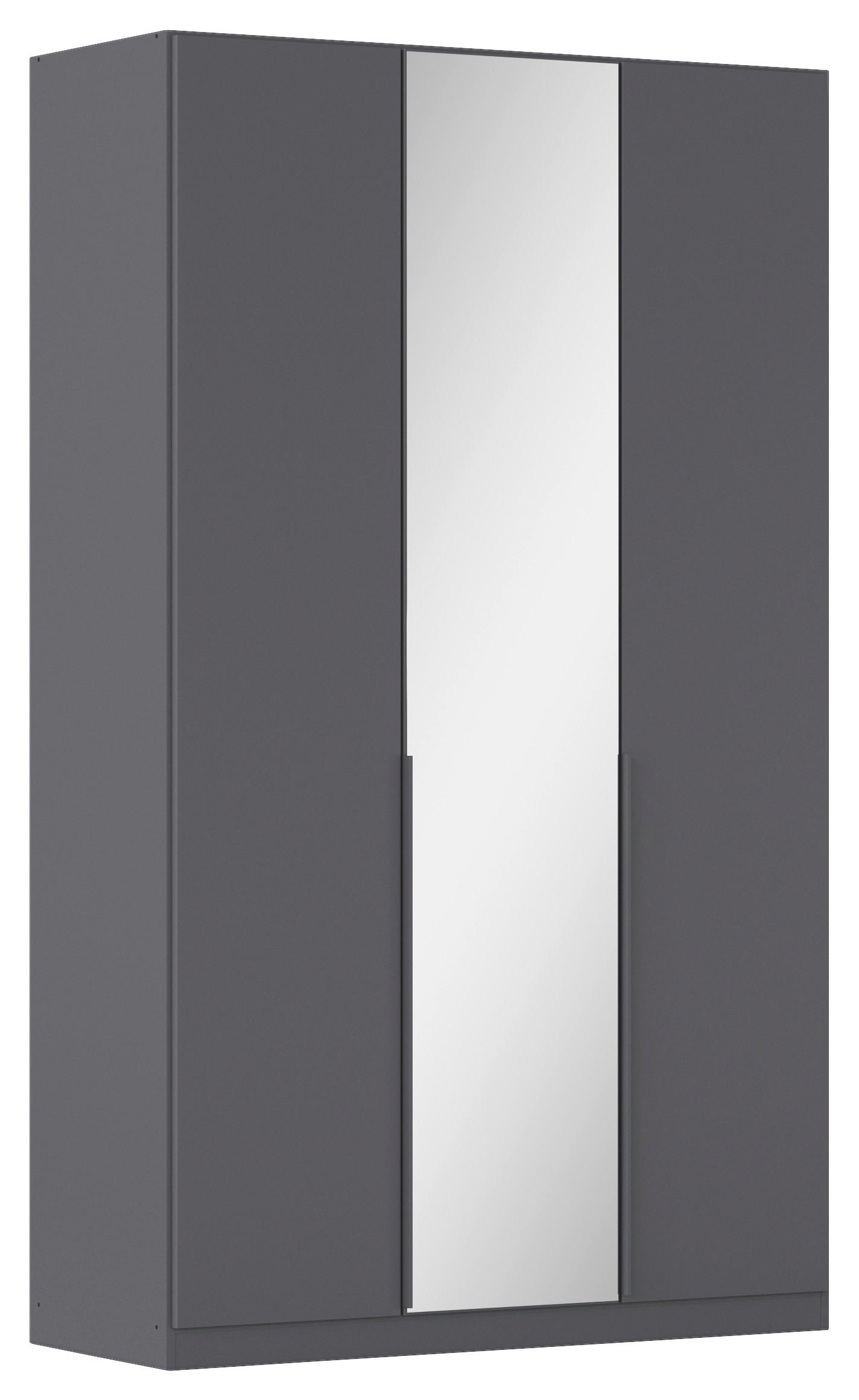 DREHTÜRENSCHRANK Grau  - Grau, Modern, Holzwerkstoff/Metall (136/229/54cm) - Rauch Möbel