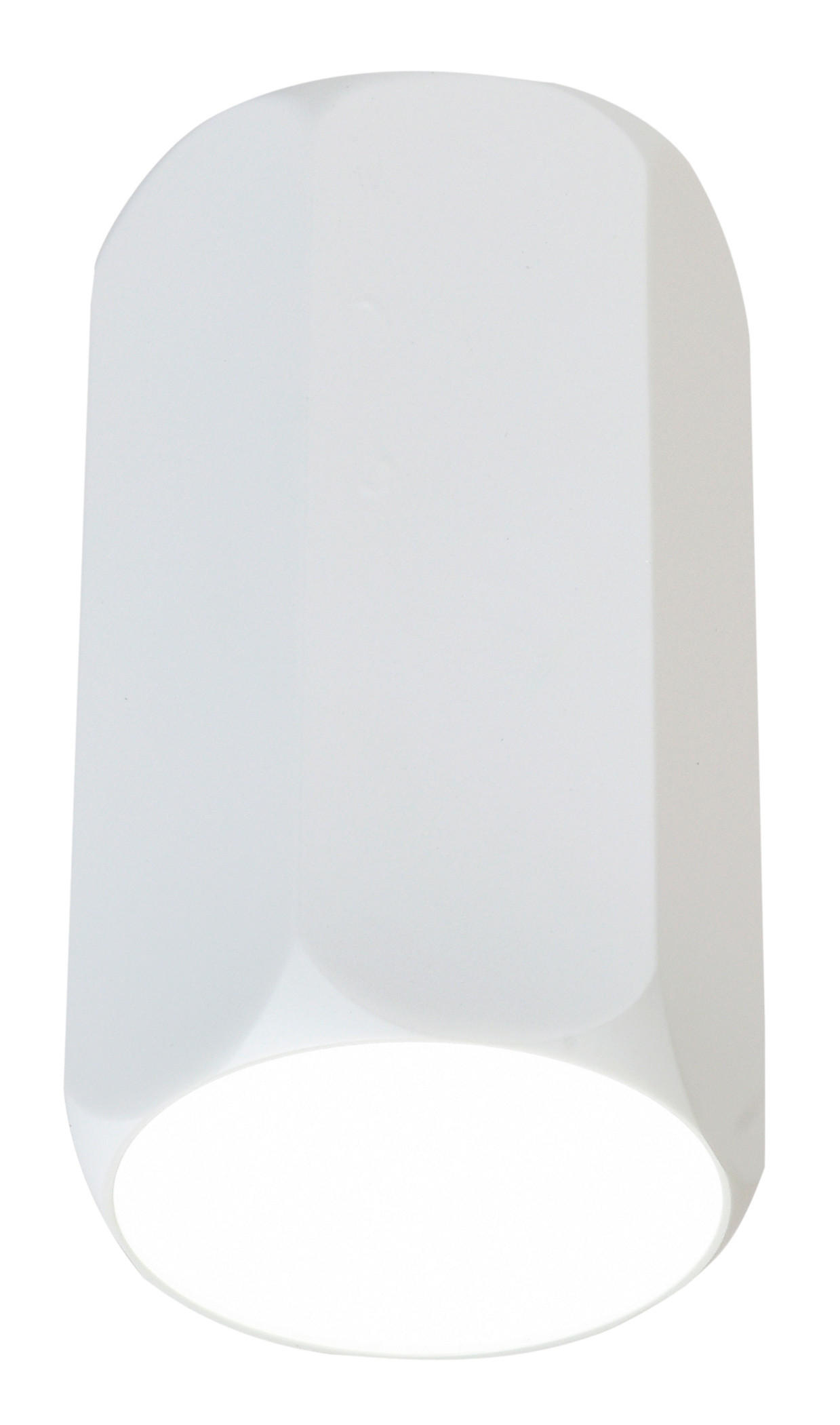 DECKENLEUCHTE Tube 6.3/6.3/12 cm   - Weiß, KONVENTIONELL, Metall (6.3/6.3/12cm)