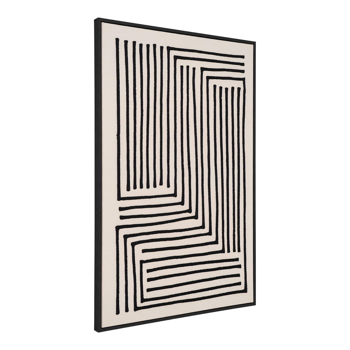 BILD 60/90/3 cm  - Beige/Naturfarben, Design, Holzwerkstoff/Textil (60/90/3cm)
