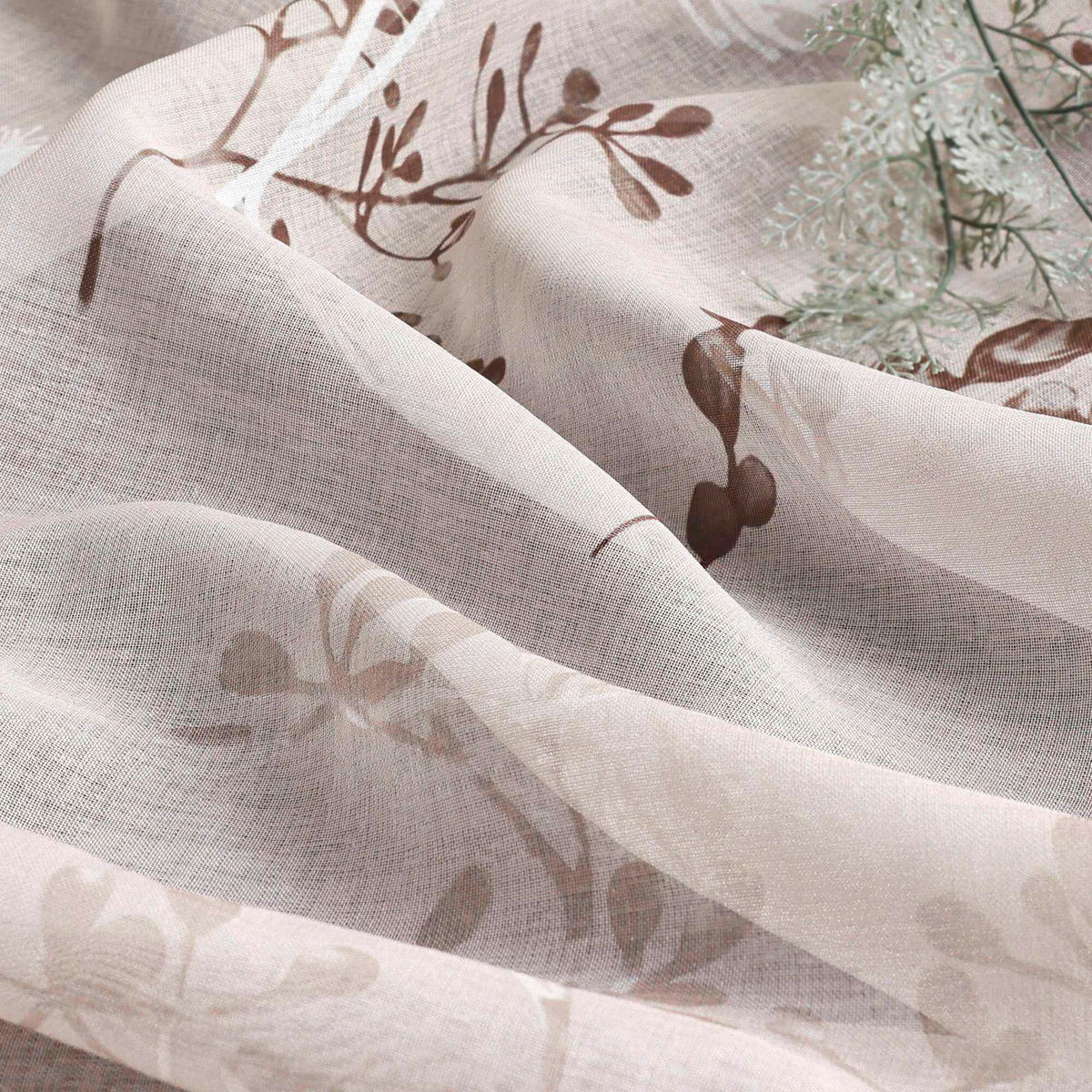 FALTROLLO  transparent  140/140 cm    - Sandfarben, Basics, Textil (140/140cm)