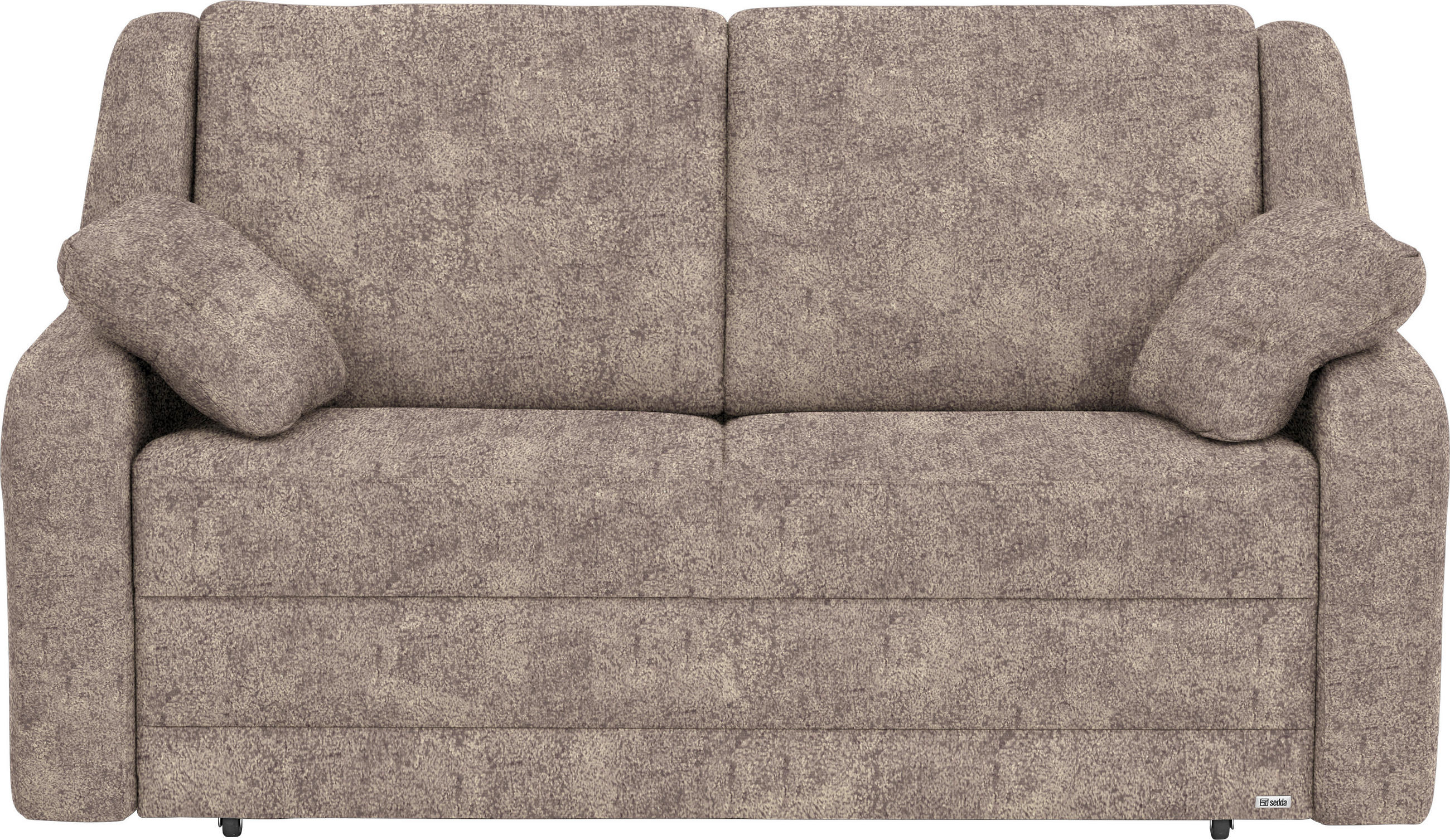 SCHLAFSOFA in Textil Beige, Hellbraun  - Hellbraun/Beige, Konventionell, Kunststoff/Textil (158/88/91cm) - Sedda