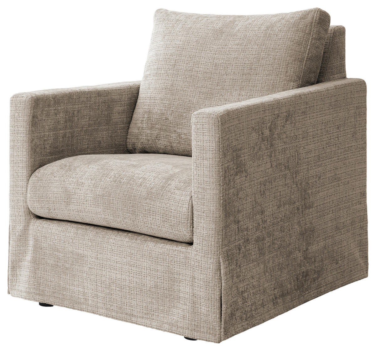 SESSELBEZUG - Beige, Design, Textil (84/89/95cm) - P & B