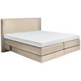 BOXSPRINGBETT 160/200 cm  in Naturfarben  - Naturfarben, KONVENTIONELL, Holz/Textil (160/200cm) - Dieter Knoll