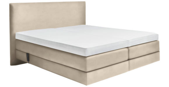 BOXSPRINGBETT 160/200 cm  in Naturfarben  - Naturfarben, KONVENTIONELL, Holz/Textil (160/200cm) - Dieter Knoll