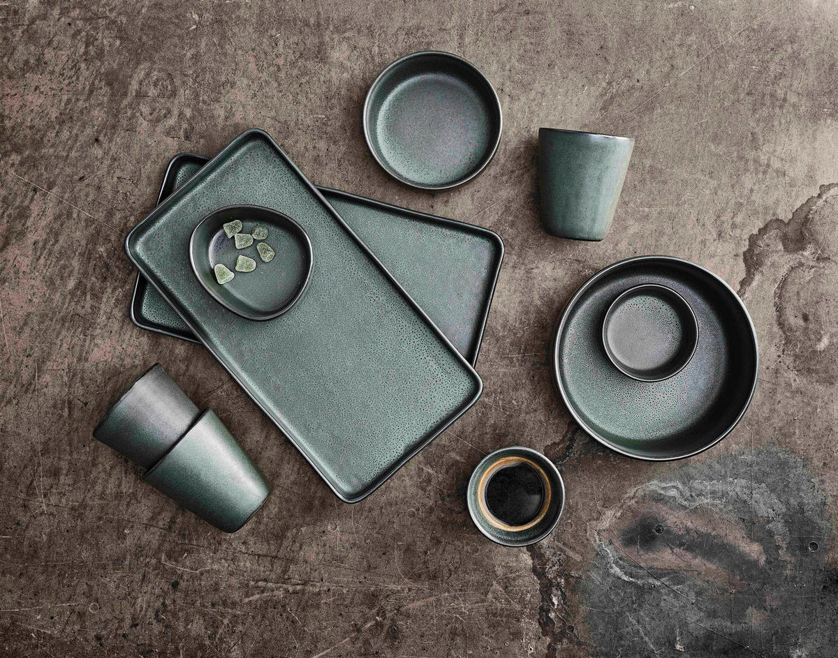 KAFFEEBECHERSET RAW 6-teilig  - Mintgrün, Basics, Keramik (300ml) - Aida