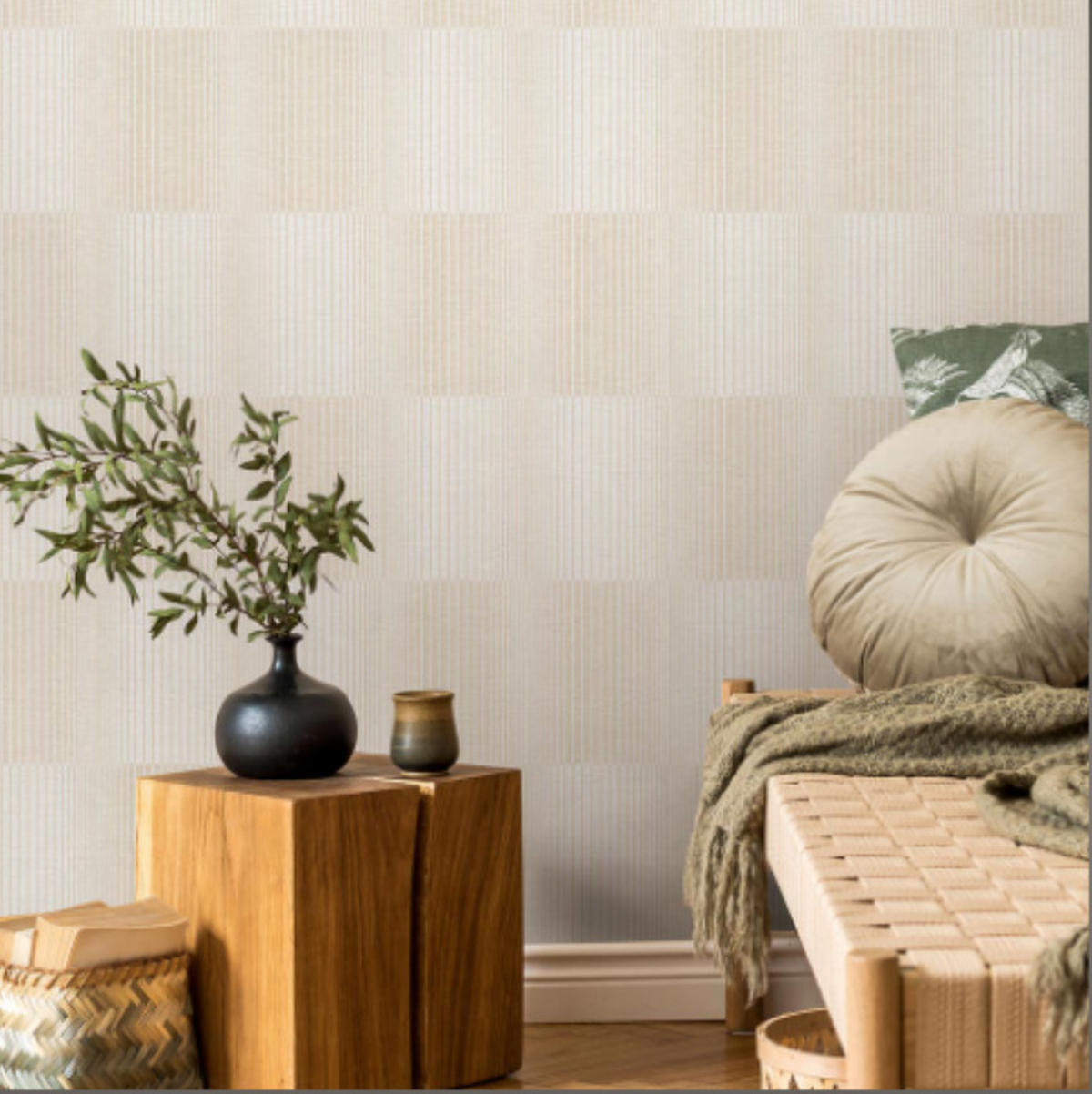 TAPETA VINILNA  krem, boje pijeska, bež  - boje pijeska/bež, Basics, papir (53*1000cm)