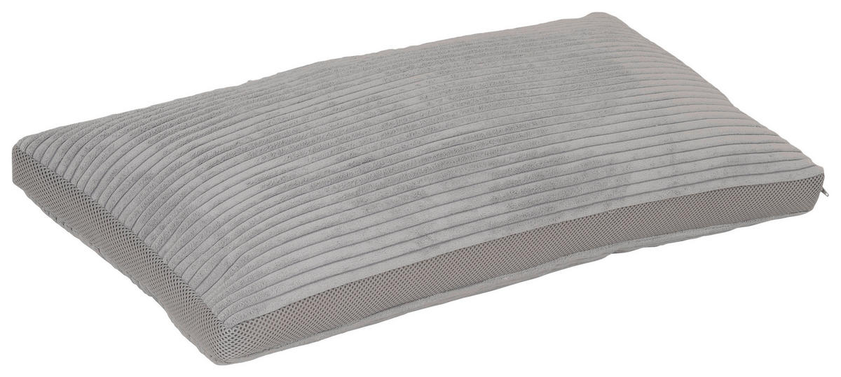 KOPFPOLSTER   - Hellgrau, Basics, Textil (80/10/40cm) - Boxxx