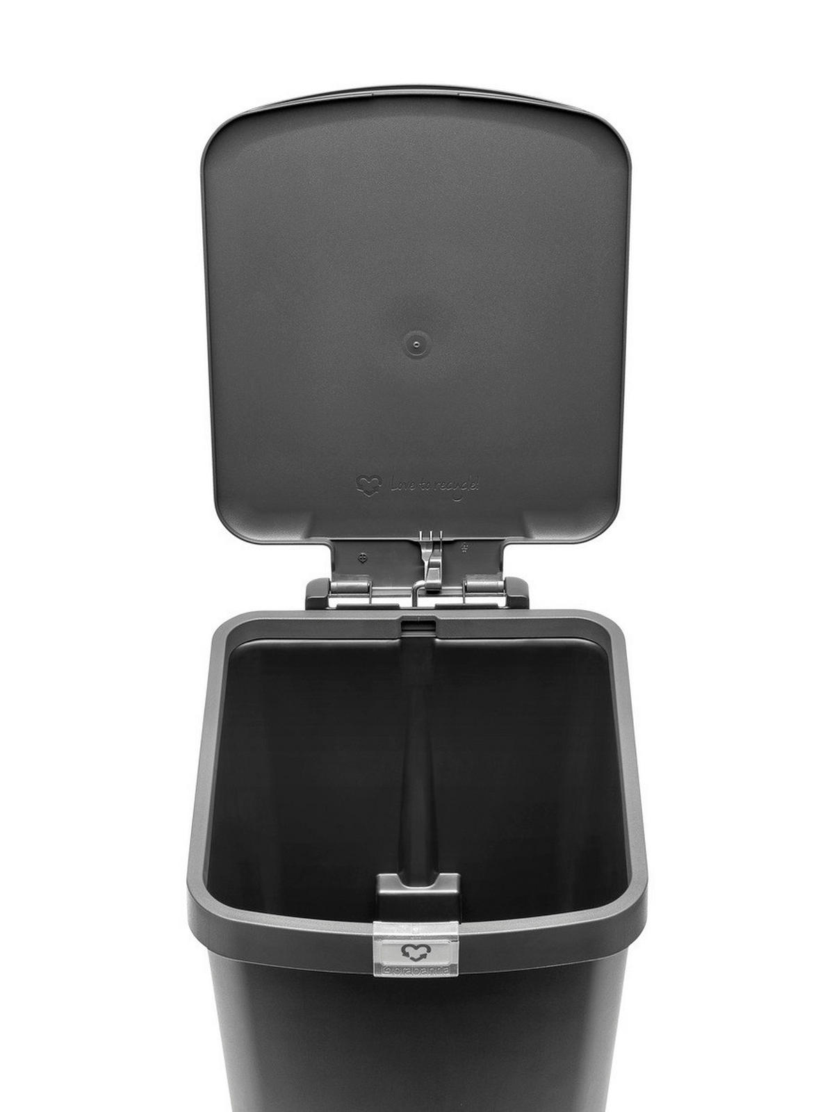 KOŠ ZA SMETI - temno siva, Basics, umetna masa (28/40.9/35.2cm) - Brabantia