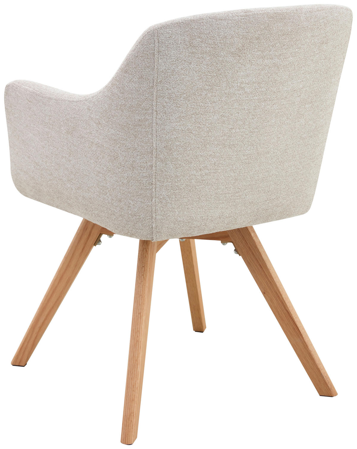 ARMLEHNSTUHL in Holz, Metall, Textil Creme  - Creme/Naturfarben, KONVENTIONELL, Holz/Textil (61/85,5/63,5cm) - Livetastic