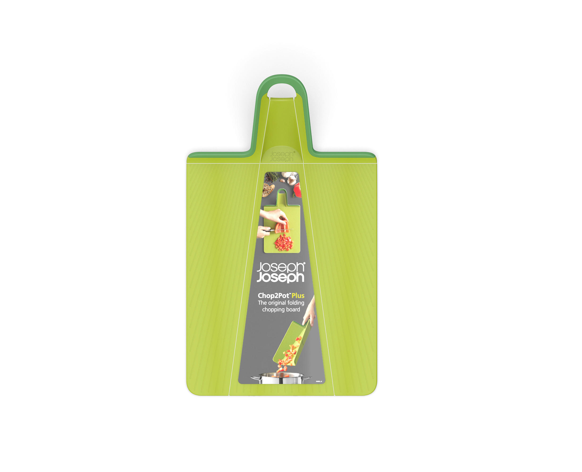 DASKA ZA SEČENJE plastika - svetlozelena, Osnovno, plastika (37,5/21,2/7cm) - Joseph Joseph