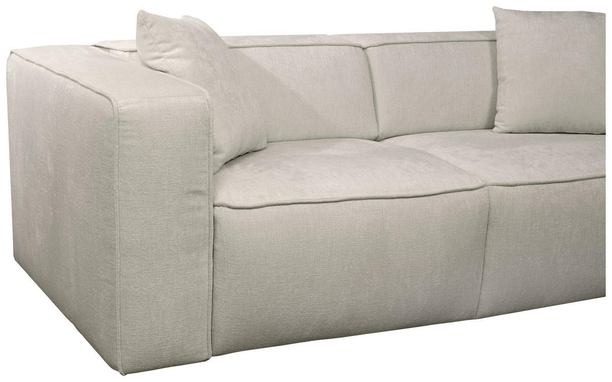 SCHLAFSOFA  in Chenille Beige, Hellbraun  - Hellbraun/Beige, Design, Kunststoff/Textil (227/74/105cm) - Novel