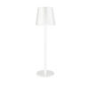 STOLNÍ LAMPA NA BATERIE, dotykový stmívač, 11,5/36 cm  - bílá, Design, kov/plast (11,5/36cm) - Novel