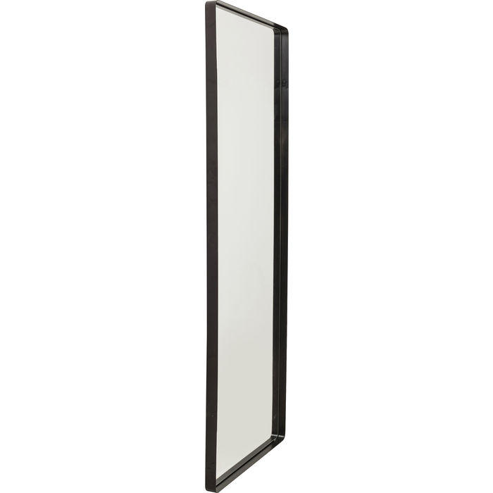 WANDSPIEGEL 80/200/5 cm    in rechteckig  - Schwarz, LIFESTYLE, Glas/Metall (80/200/5cm) - Kare-Design