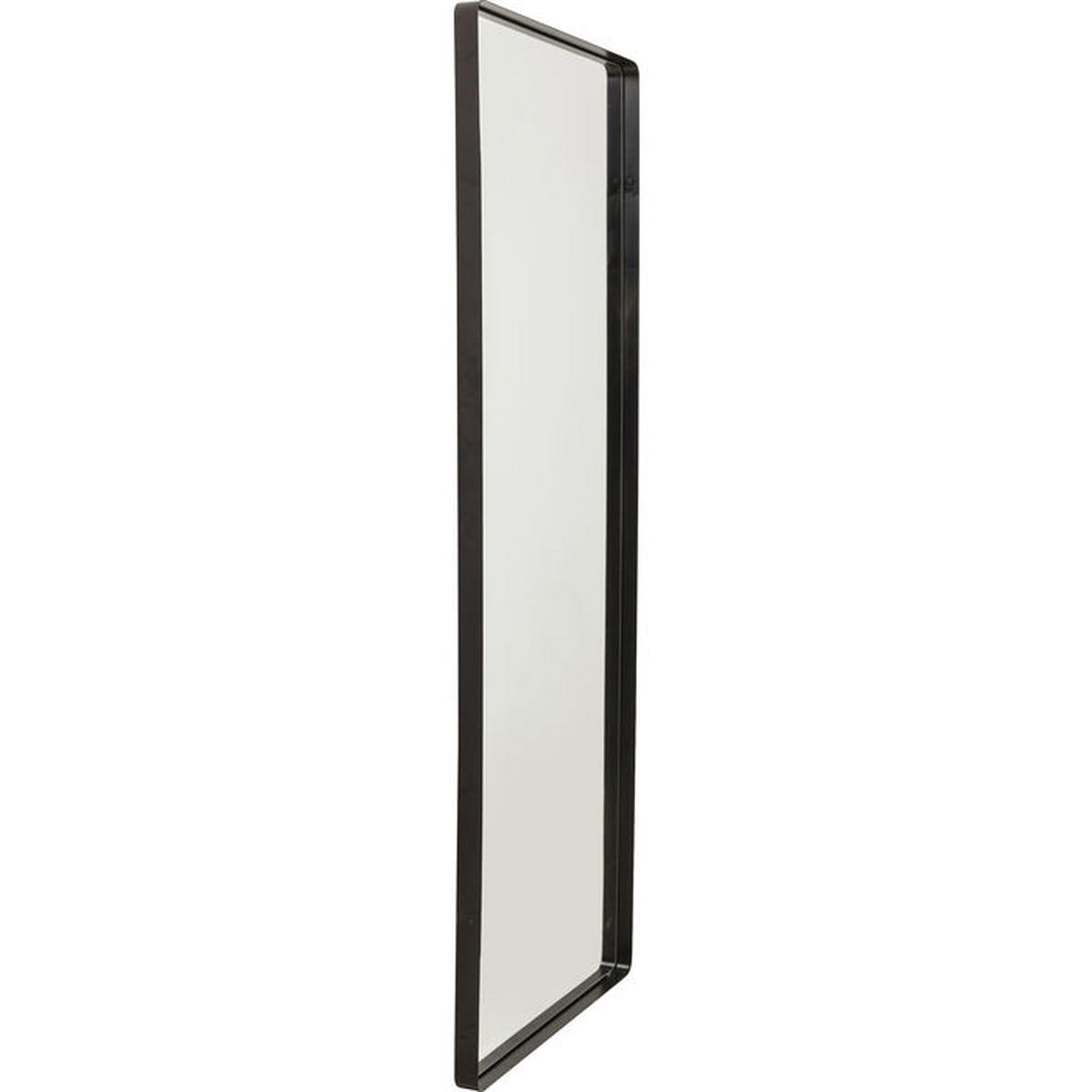 WANDSPIEGEL 80/200/5 cm    in rechteckig  - Schwarz, LIFESTYLE, Glas/Metall (80/200/5cm) - Kare-Design