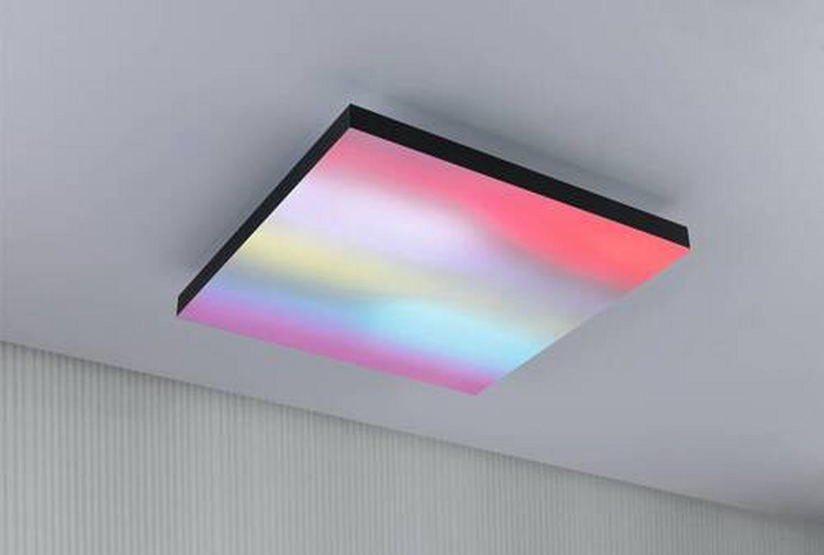 LED-PANEEL 45/45/6,4 cm   - Schwarz, Basics, Metall (45/45/6,4cm) - Paulmann