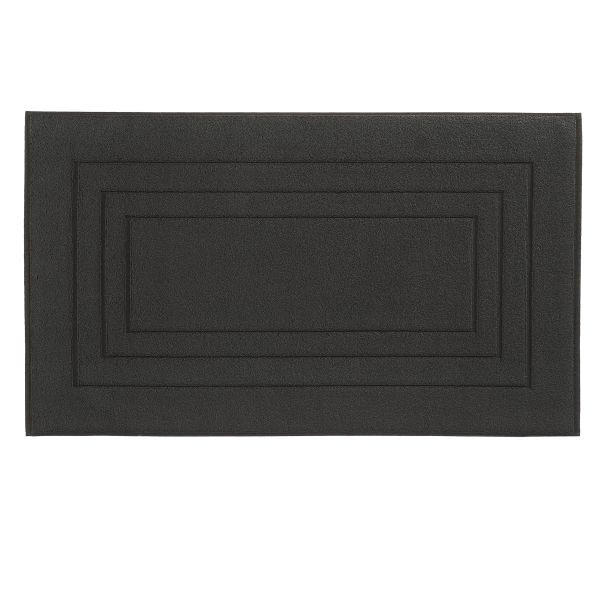 BADEMATTE Schwarz 67/120 cm  - Schwarz, KONVENTIONELL, Textil (67/120cm) - Vossen