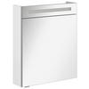 SPIEGELSCHRANK 60/71/16 cm  - Alufarben/Weiß, MODERN, Glas/Holzwerkstoff (60/71/16cm) - MID.YOU