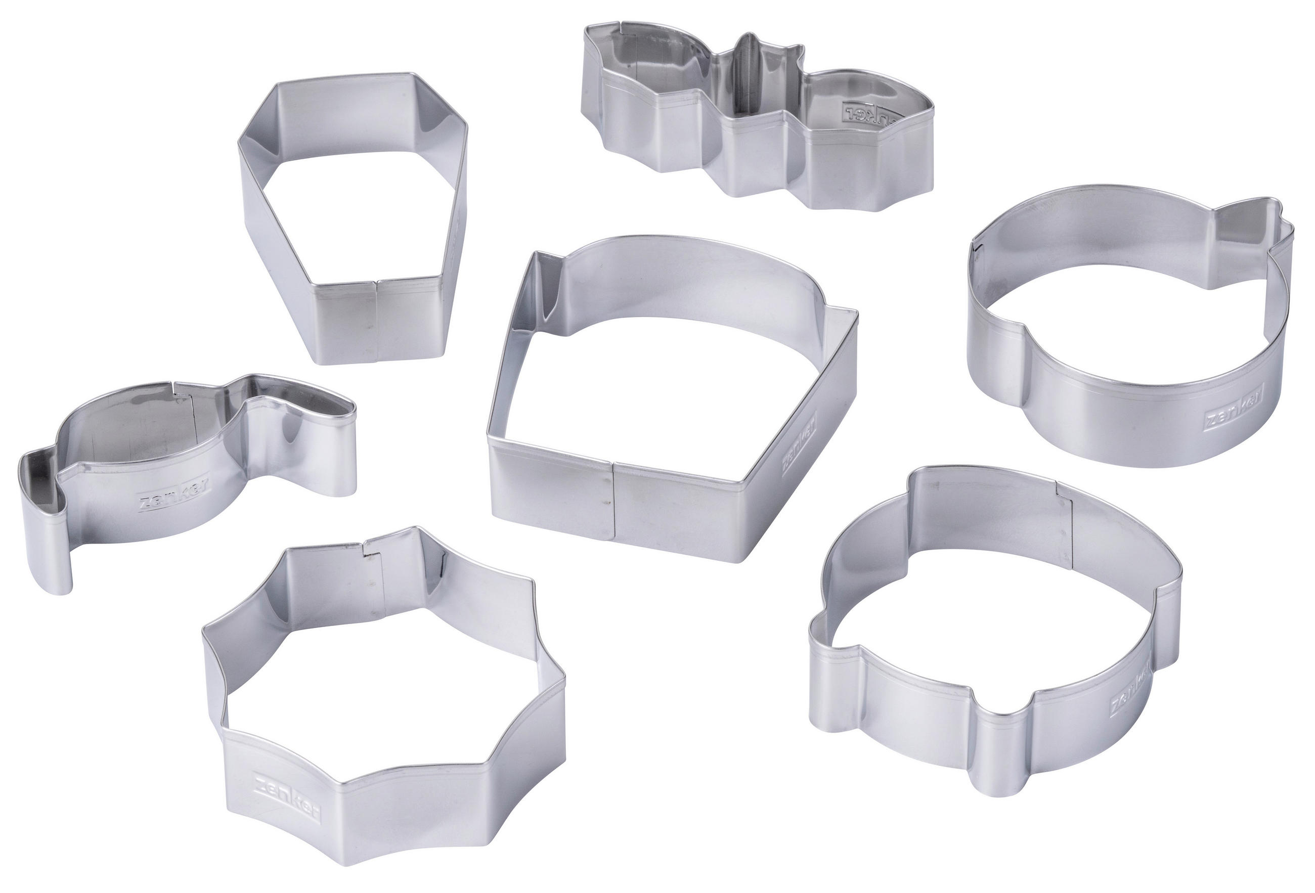 SZAGGATÓFORMA - nemesacélszínű, Basics, fém (11,4/18,7/26,4cm) - Zenker
