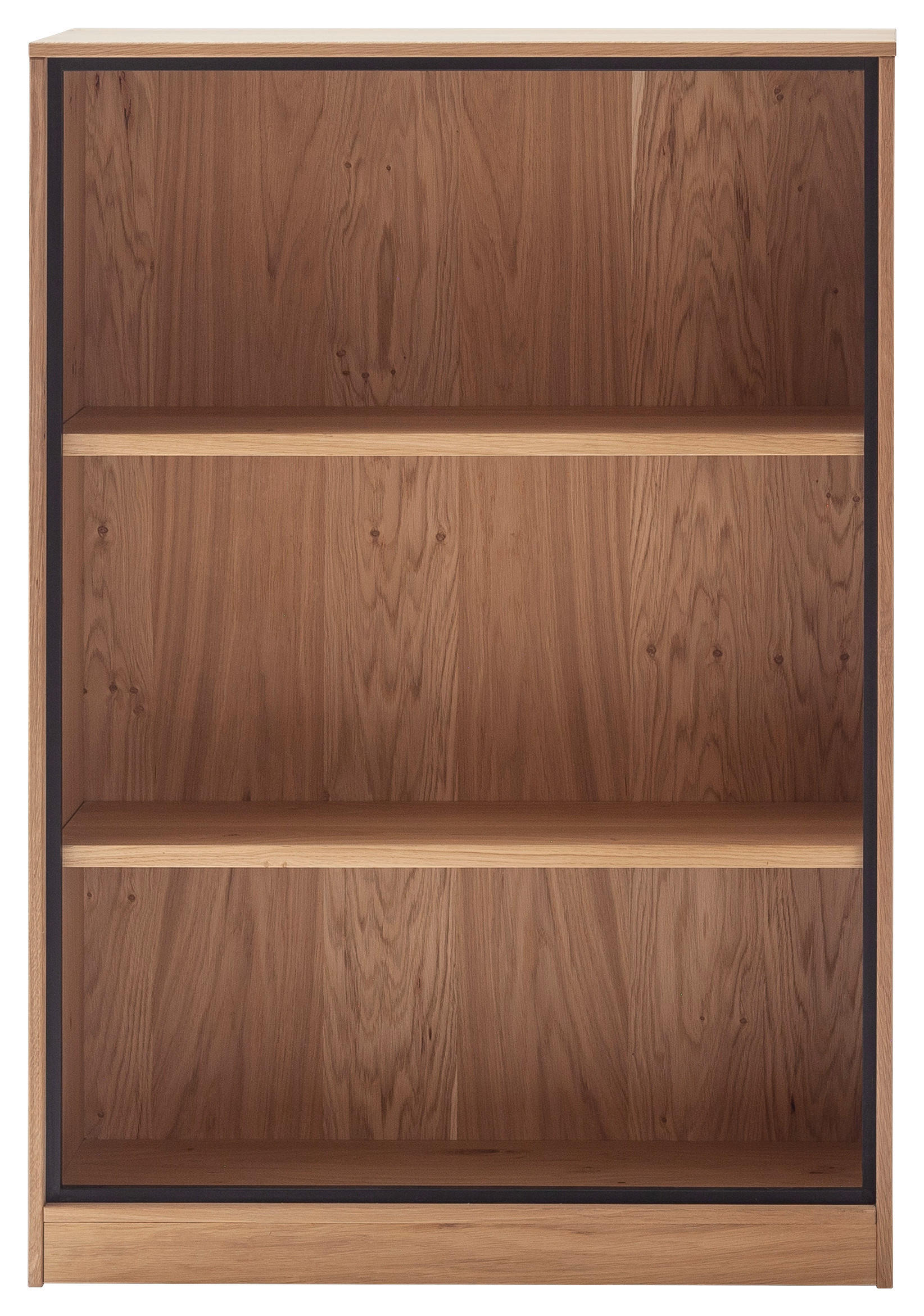 AKTENREGAL Asteiche furniert, massiv Eiche Bianco  - Eiche Bianco, KONVENTIONELL, Holz/Holzwerkstoff (86/123/40cm) - Linea Natura