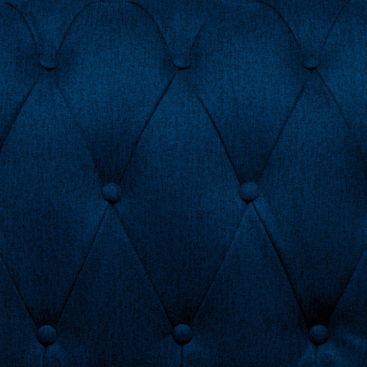 CHESTERFIELD-SOFA in Webstoff Blau  - Wengefarben/Blau, Lifestyle, Holz/Textil (206/76,5/96cm) - Landscape