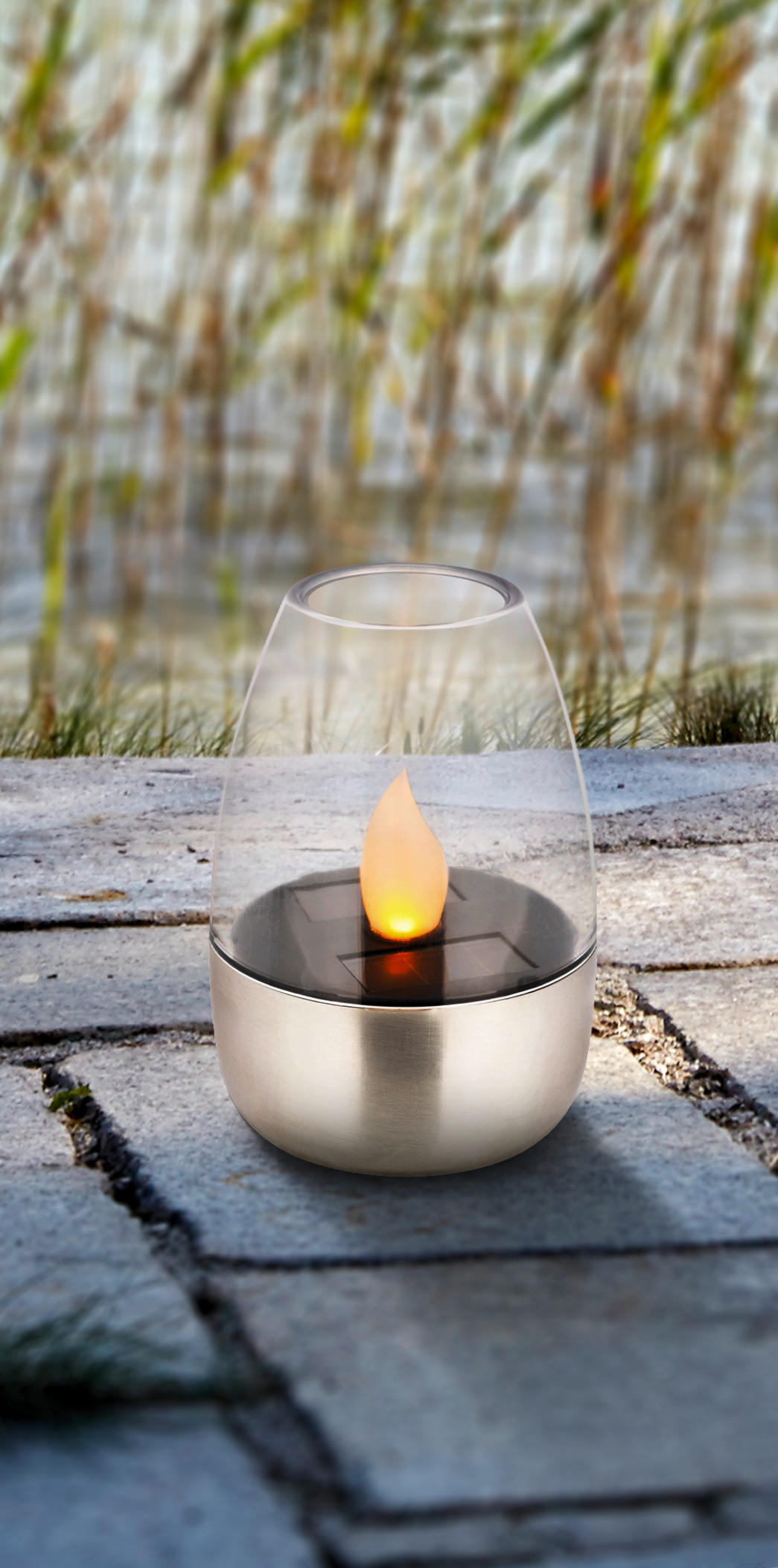 SADA SOLÁRNÍCH SVÍTIDEL 10 ks, 6,1/8,8 cm - čiré, Design, kov/plast (6,1/8,8cm) - Ambia Garden