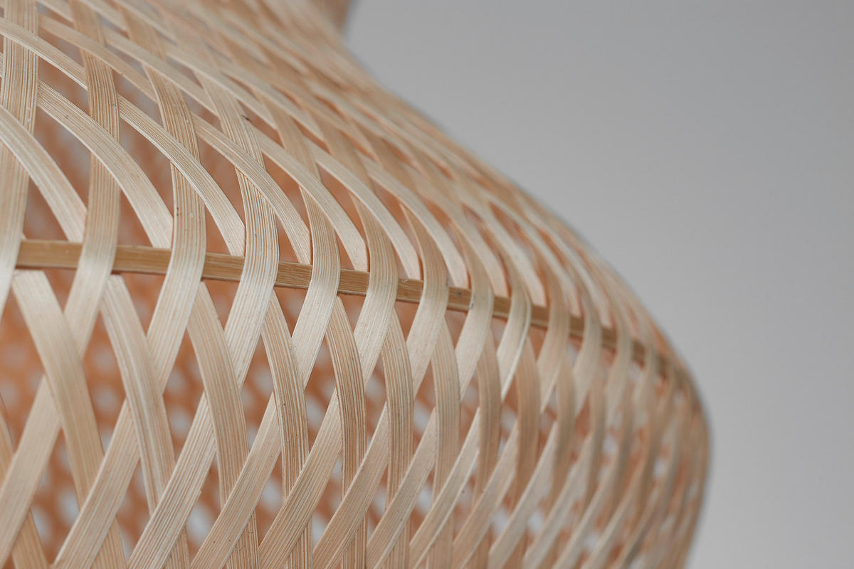 HÄNGELEUCHTE 40/67 cm  - Naturfarben, Basics, Naturmaterialien (40/67cm) - Good & Mojo