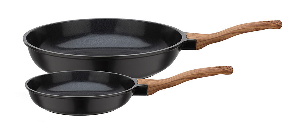 PANNSET 2 delar 20+28 cm  - svart, Basics, metall (20+28cm) - GSW